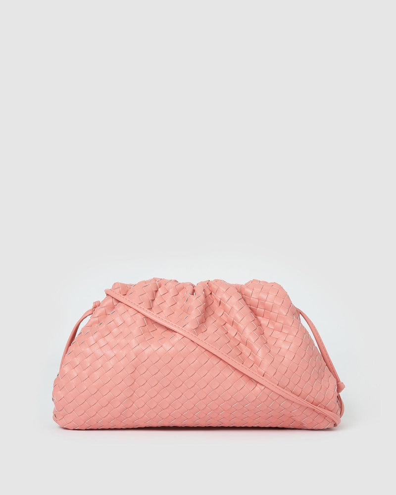 Izoa Vincenza Woven Bag Pink - The Zebra Effect
