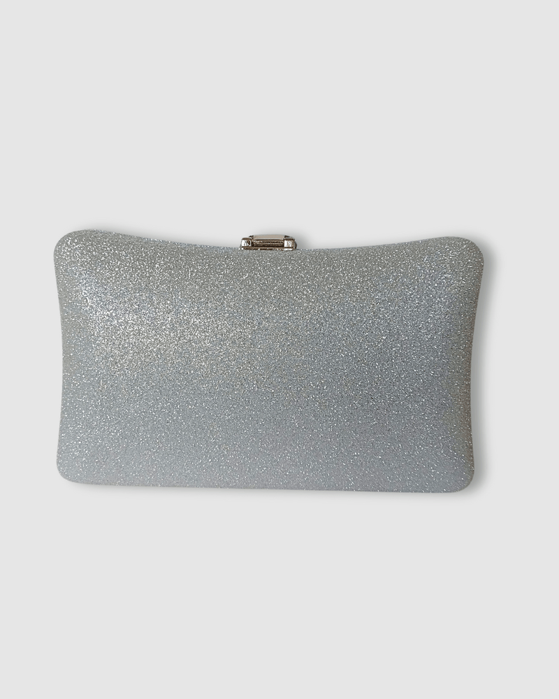 Izoa Hailey Clutch Silver