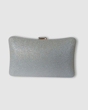 Izoa Hailey Clutch Silver