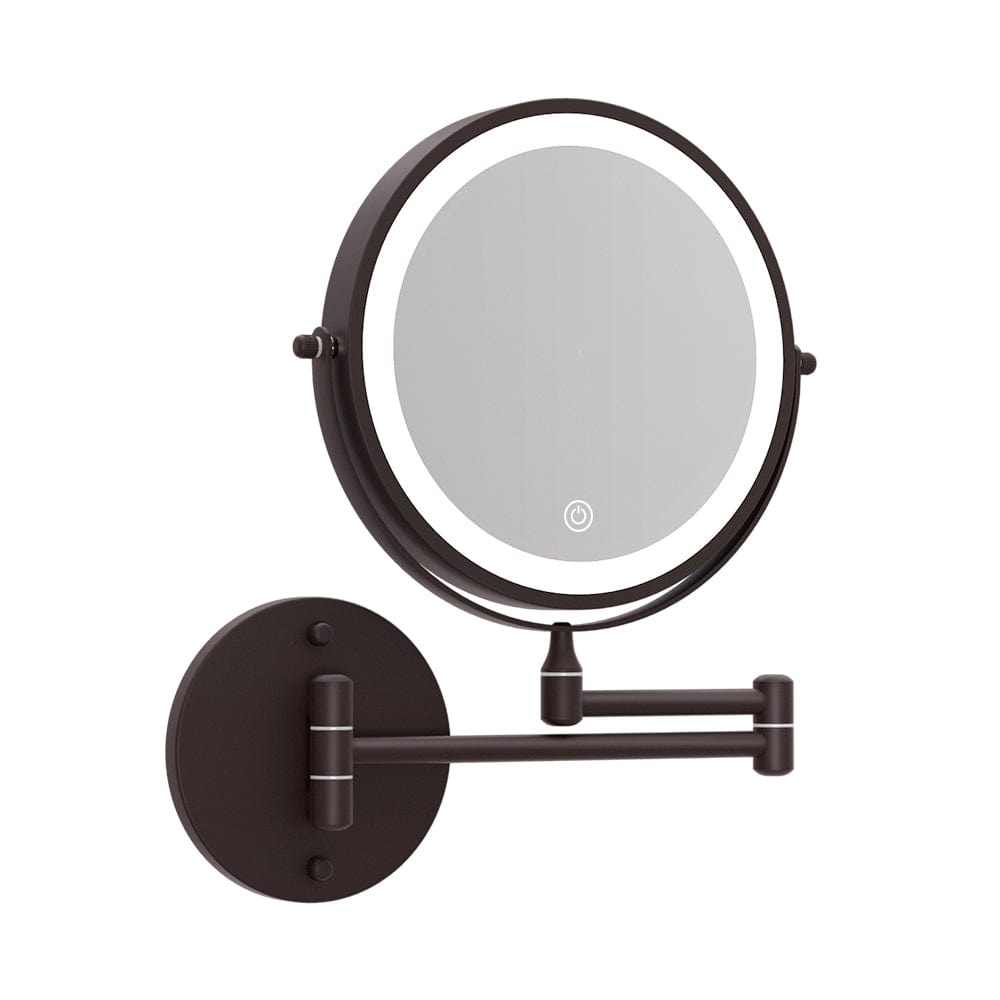 The Zebra Effect Health & Beauty > Makeup Mirrors Embellir Extendable Makeup Mirror 10X Magnifying Double-Sided Bathroom Mirror BR MM-E-EXTEN-10X-LED-7IN-BR