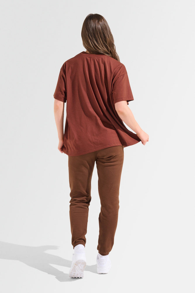 Newtype Official Statement Oversized Tee - Brown