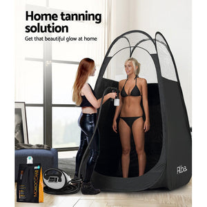 The Zebra Effect Health & Beauty > Spray Tan Portable Pop Up Tanning Tent - Black TAN-TENT-S19-BK