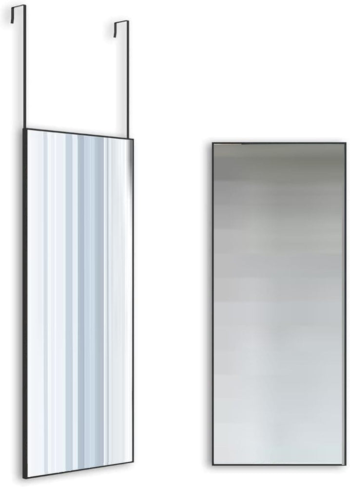 The Zebra Effect Health & Beauty > Makeup Mirrors Full-Length Mirror Long Standing for Bedroom and Bathroom (106 x 35 cm, Black) V178-12098