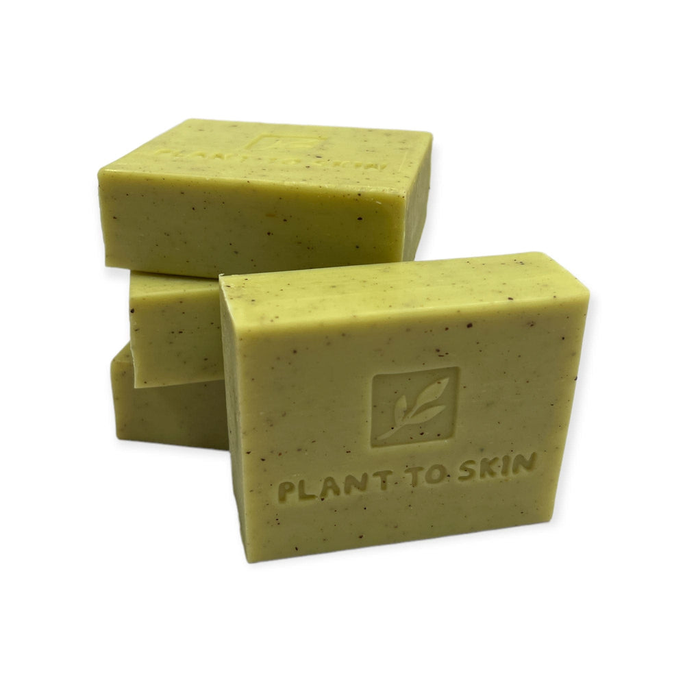 4x 100g Plant Oil Soap Lemongrass and Myrtle Scent - Pure Natural Vegetable Bar