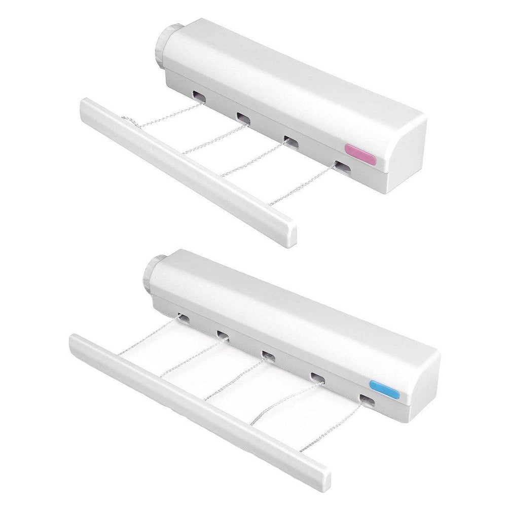 Wall Mounted Clothes Hanger Dryer Clothesline Laundry Washing Line Dry
