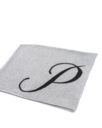 Monogrammed Cashmere Letter Scarf - One Size
