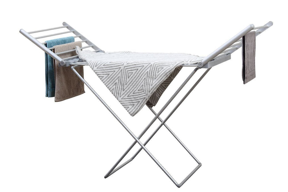 Electric Airer Heated Foldable Clothes Dryer Drying Indoor Folding Rac