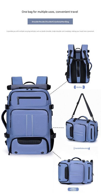 One Large Compartment Backpack Large Capacity Convertible Travel Backpack - 16