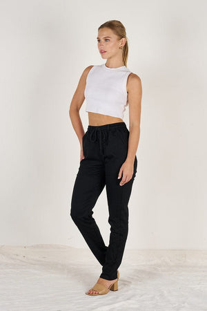 Wakee Denim Cargo Jean Jogger Wakee Denim Chino Pant - Black 7088