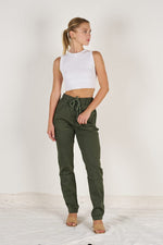 Wakee Denim Chino Pant - Khaki 7126