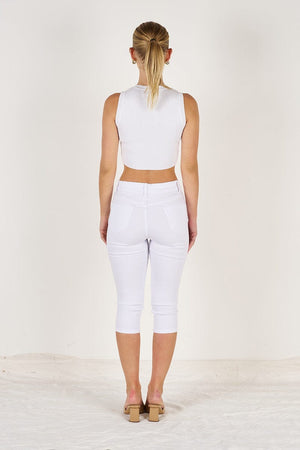Wakee Denim Stretch Jegging 3/4 Jean Skinny 7113 - Multi