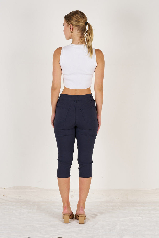 Wakee Denim Stretch Jegging 3/4 Jean Skinny 7113 - Multi