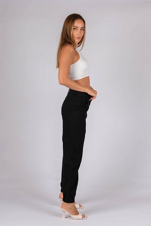
                
                    Load image into Gallery viewer, Wakee Denim Jeans By Lily (Wakee Denim) Genie Pant Jeans - Black
                
            