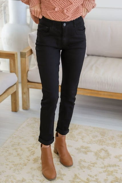 Country Denim Australia Mom Relaxed Jean - Black