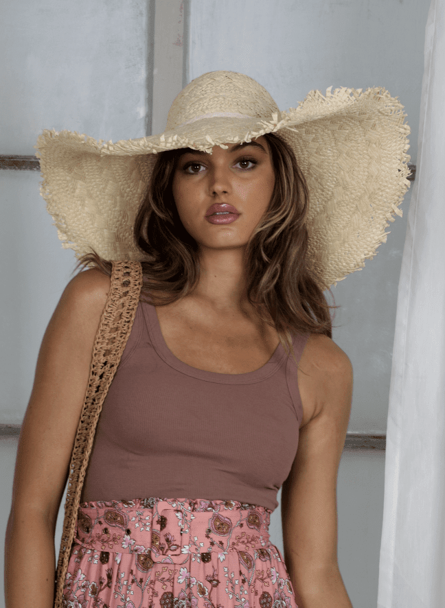 Refuge Premium Cotton Rib Tank Mocha