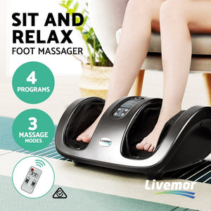 The Zebra Effect Health & Beauty > Massage Livemor Foot Massager Grey FOOT-MASSAGE-188-SI