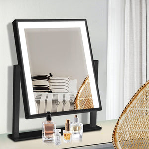 The Zebra Effect Health & Beauty > Makeup Mirrors Embellir LED Makeup Mirror Hollywood Standing Mirror Tabletop Vanity Black MM-STAND-2530LED-BK
