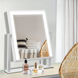 
                
                    Load image into Gallery viewer, The Zebra Effect Health &amp;amp; Beauty &amp;gt; Makeup Mirrors Embellir LED Makeup Mirror Hollywood Standing Mirror Tabletop Vanity White MM-STAND-2530LED-WH
                
            