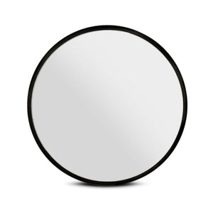 The Zebra Effect Health & Beauty > Makeup Mirrors Embellir 80cm Wall Mirror Bathroom Round Makeup Mirror MM-WALL-ROU-BK-80