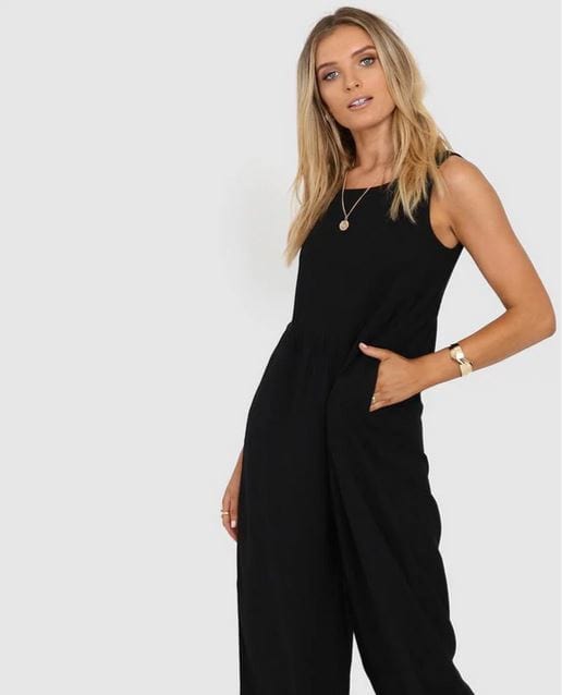 
                
                    Load image into Gallery viewer, Madison The Label Pantsuit Madison The Label Darcy Pantsuit - Black MS658
                
            