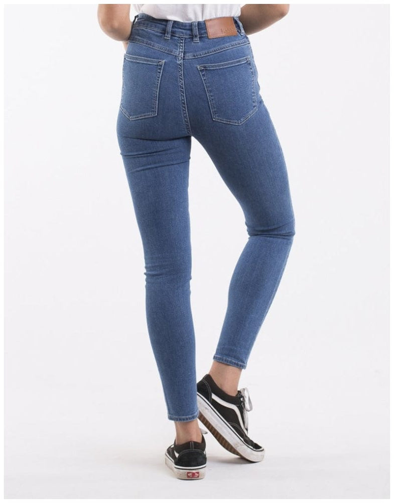 Silent Theory Vice Skinny Jean High Rise Blue Bell Shade