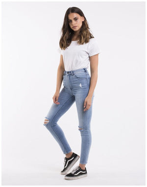 Silent Theory Jeans Silent Theory Vice Skinny Jean High Rise - INDIGO BLAZE