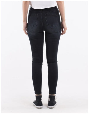 Silent Theory Jeans Silent Theory Vice Skinny Jean High Rise - PETROL