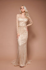 Solace The Label Alexa Gown - GOLD