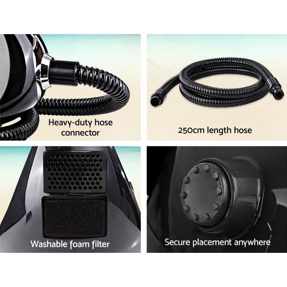 The Zebra Effect Health & Beauty > Spray Tan Professional Spray Tan Machine Sunless Tanning Gun Kit HVLP System Black TAN-HVLP700-SM-BK