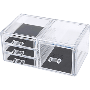 The Zebra Effect Health & Beauty > Cosmetic Storage 11 Drawers Clear Acrylic Tower Organiser Cosmetic jewellery Luxury Storage Cabinet V63-831611