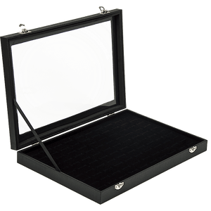 
                
                    Load image into Gallery viewer, The Zebra Effect Health &amp;amp; Beauty &amp;gt; Cosmetic Storage 100 Earring Ring Holder Jewellery/Necklace Display Storage Gift Box Show Cases V63-835501
                
            